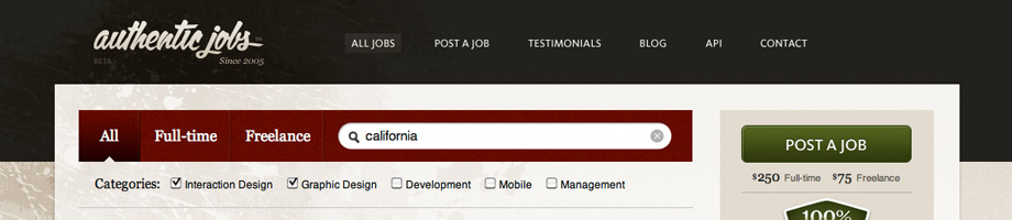 Project illustration for Authentic Jobs